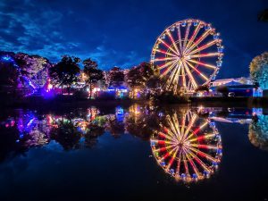 Detlef aus Brakel  Riesenrad mit Spiegelung