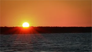 SunSet in der Nähe von Zingst