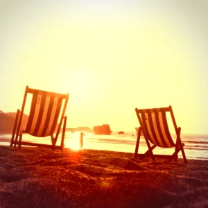 Am Strand von Biarritz mit Lomo Linse, Frankreich